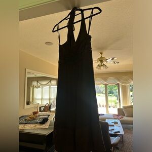 Bcbg brown halter dress